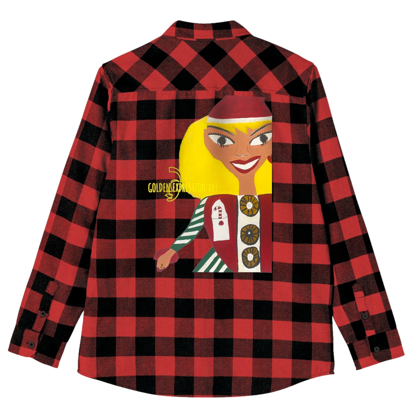 Holiday Vibe Unisex Flannel Shirt